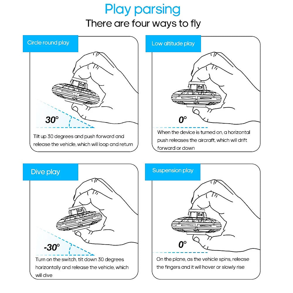 MAGIC-BOOM™ | Boomerang drone mini UFO magique.