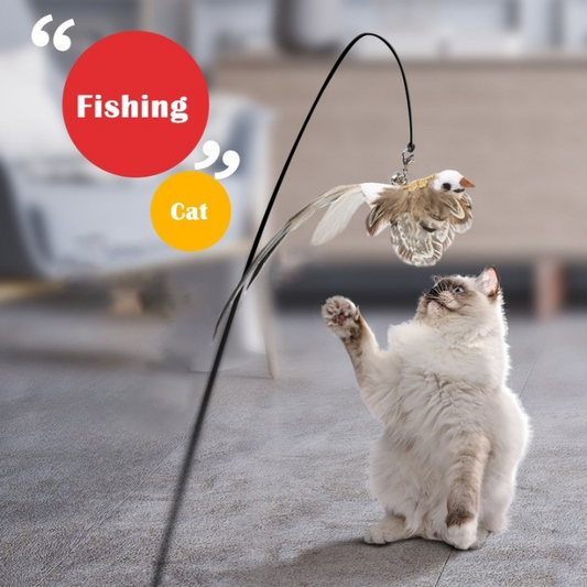 FISHING-CAT™| Interactive bird toy 